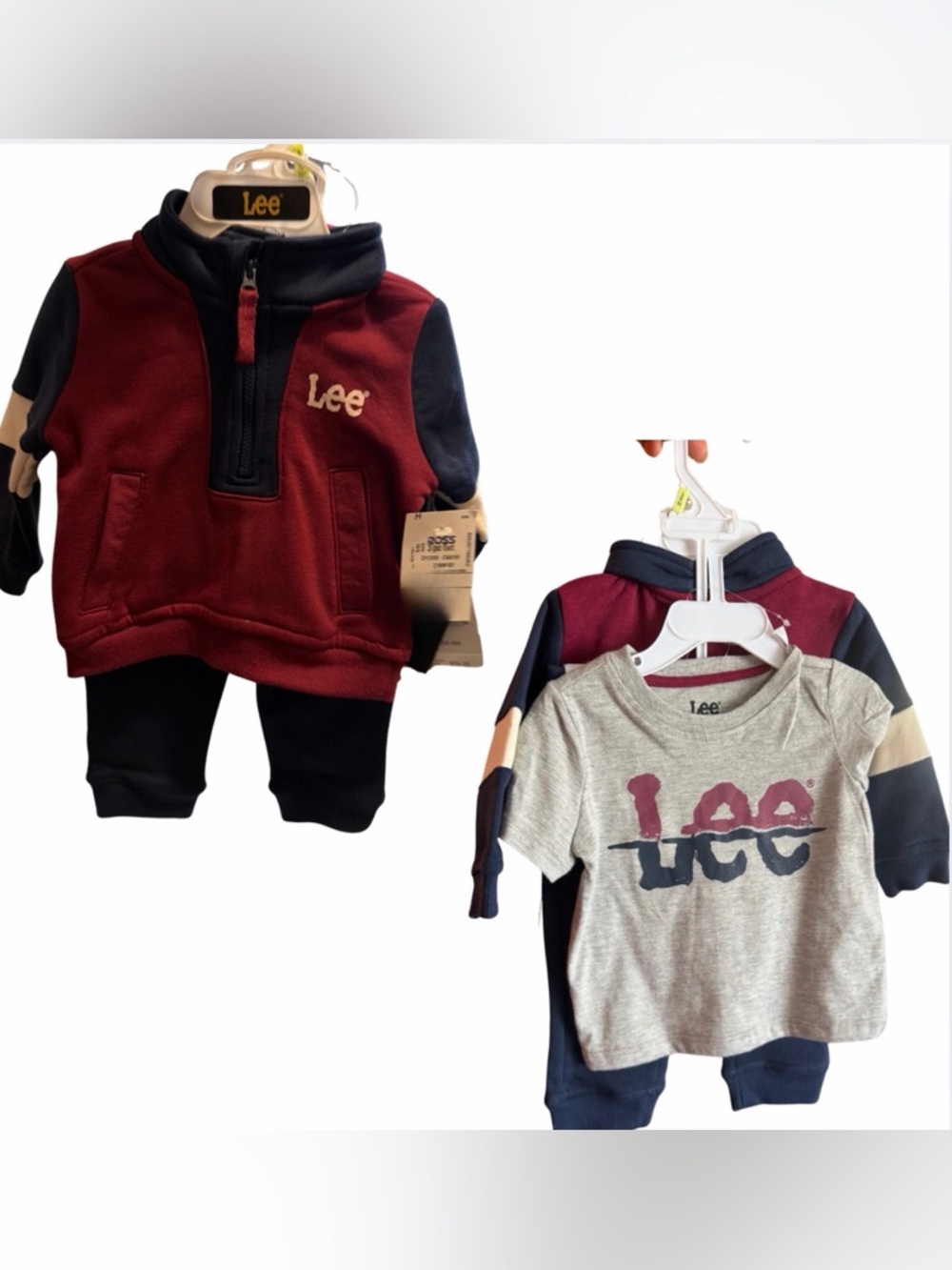 Lee Baby Outfit Set 3pc | Hoodie + Shirt + Pants | New With tags  Tags Infant